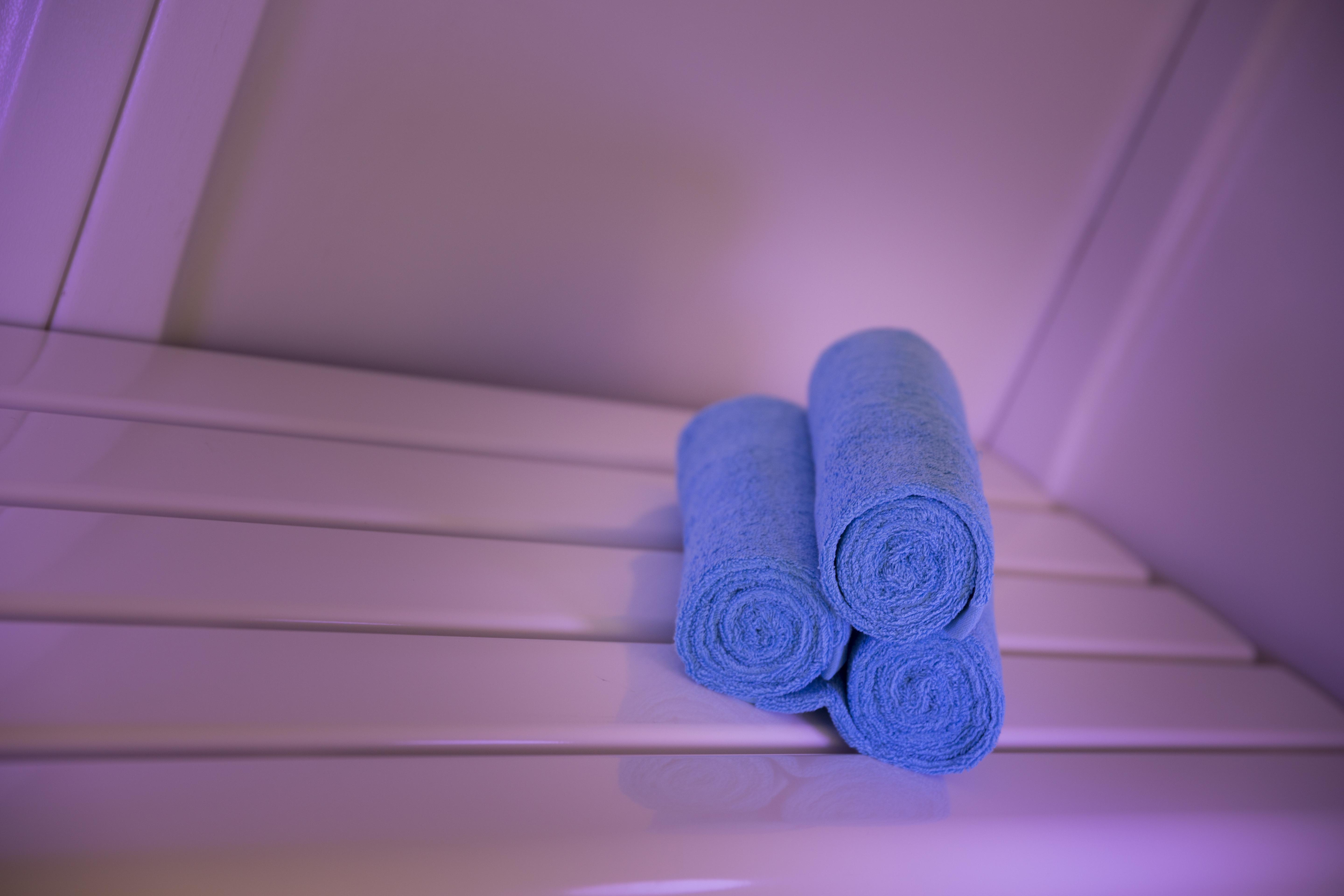 Novotel Abu Dhabi Al Bustan Esterno foto Sauna towels