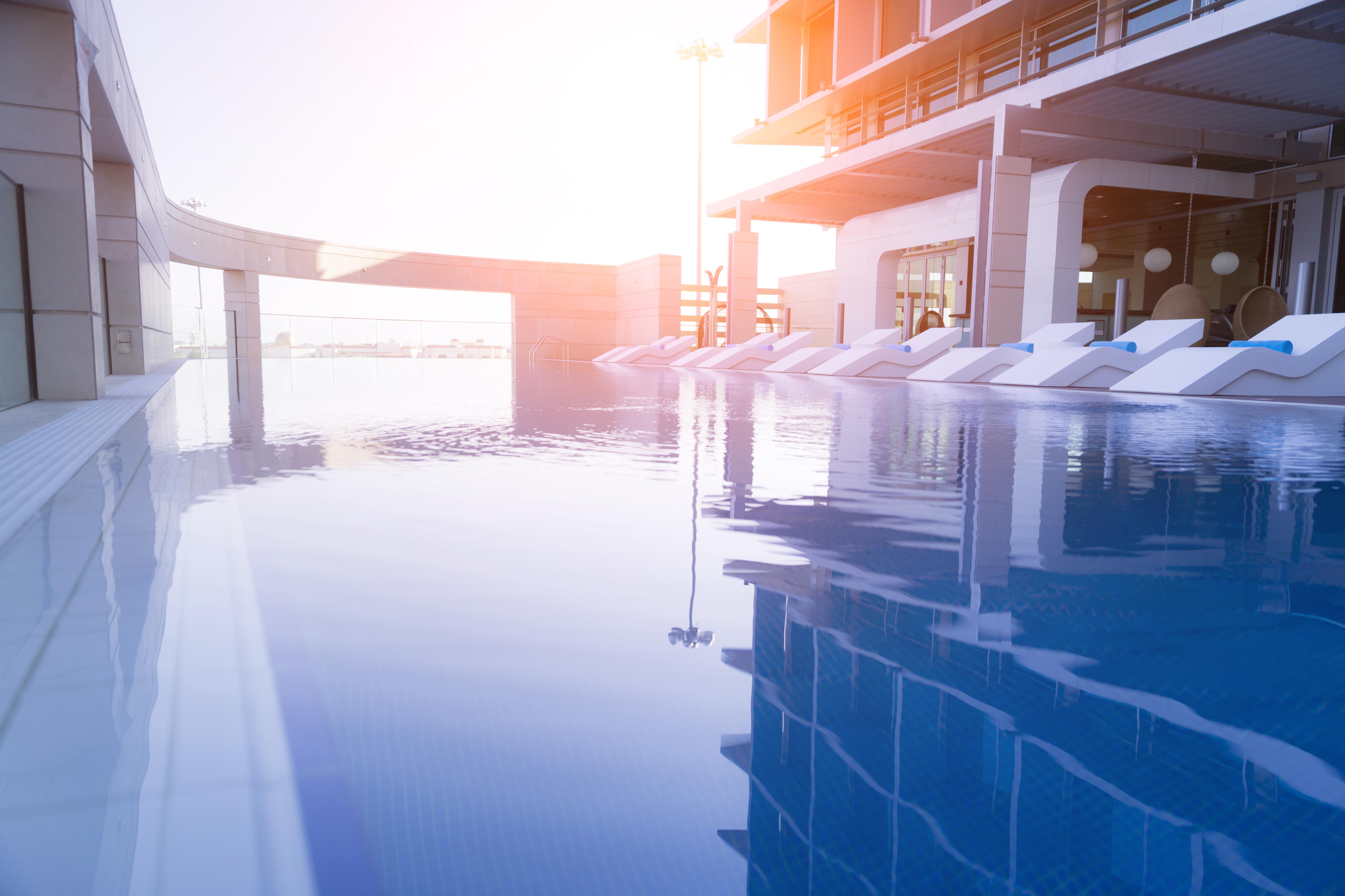Novotel Abu Dhabi Al Bustan Esterno foto "The swimming pool is the best part of the hotel."